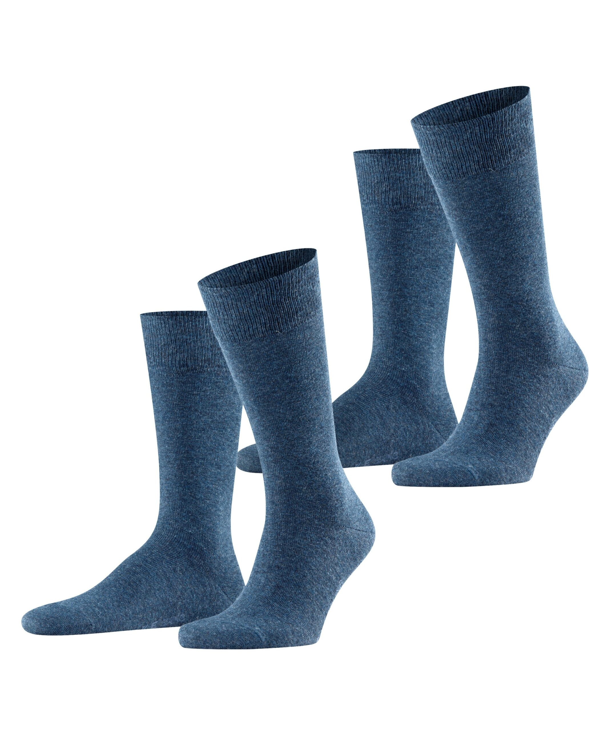 FALKE Herensokken Swing 2-Pack Navyblue