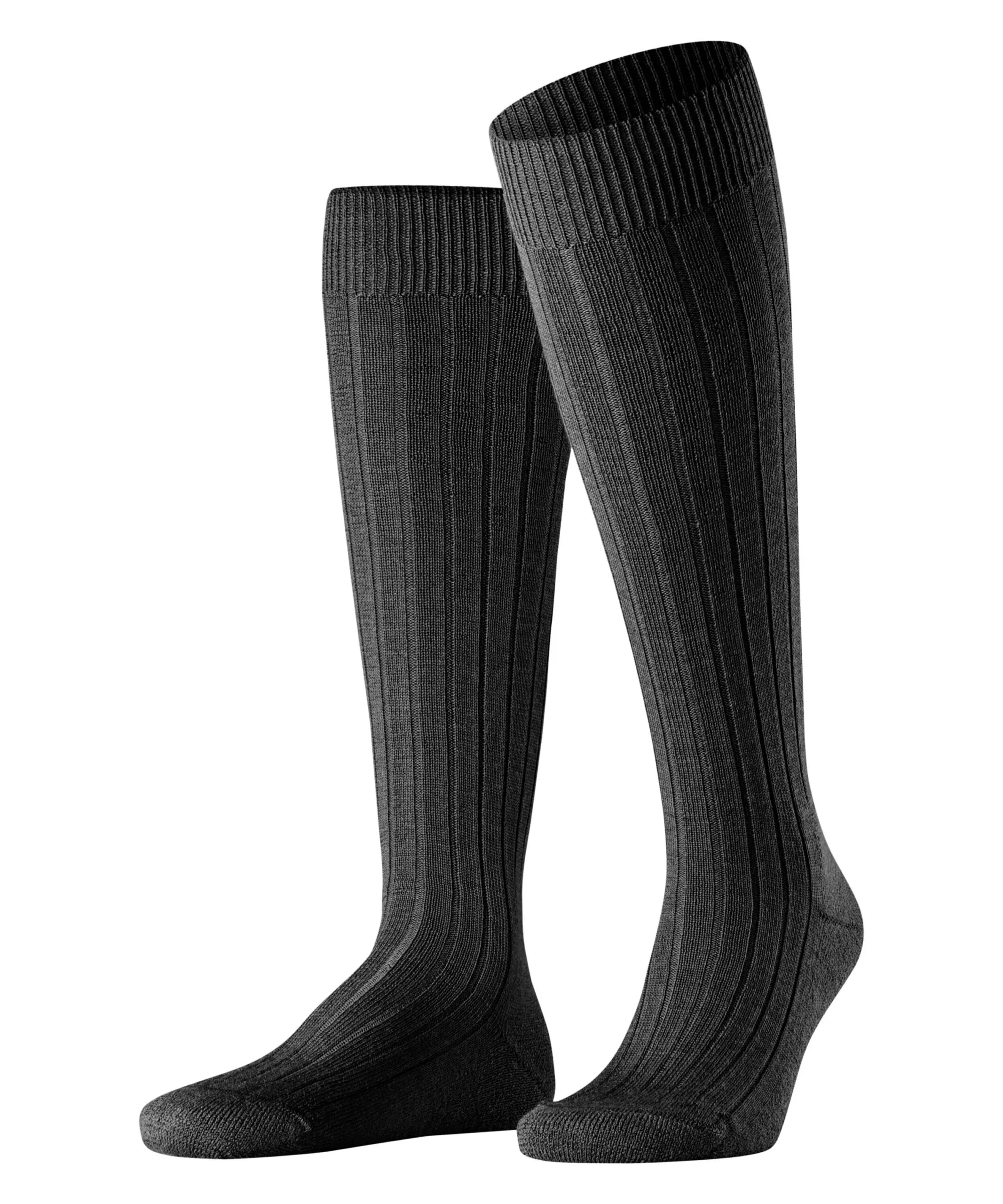 FALKE Heren Kniekous Teppich Im Schuh Zwart