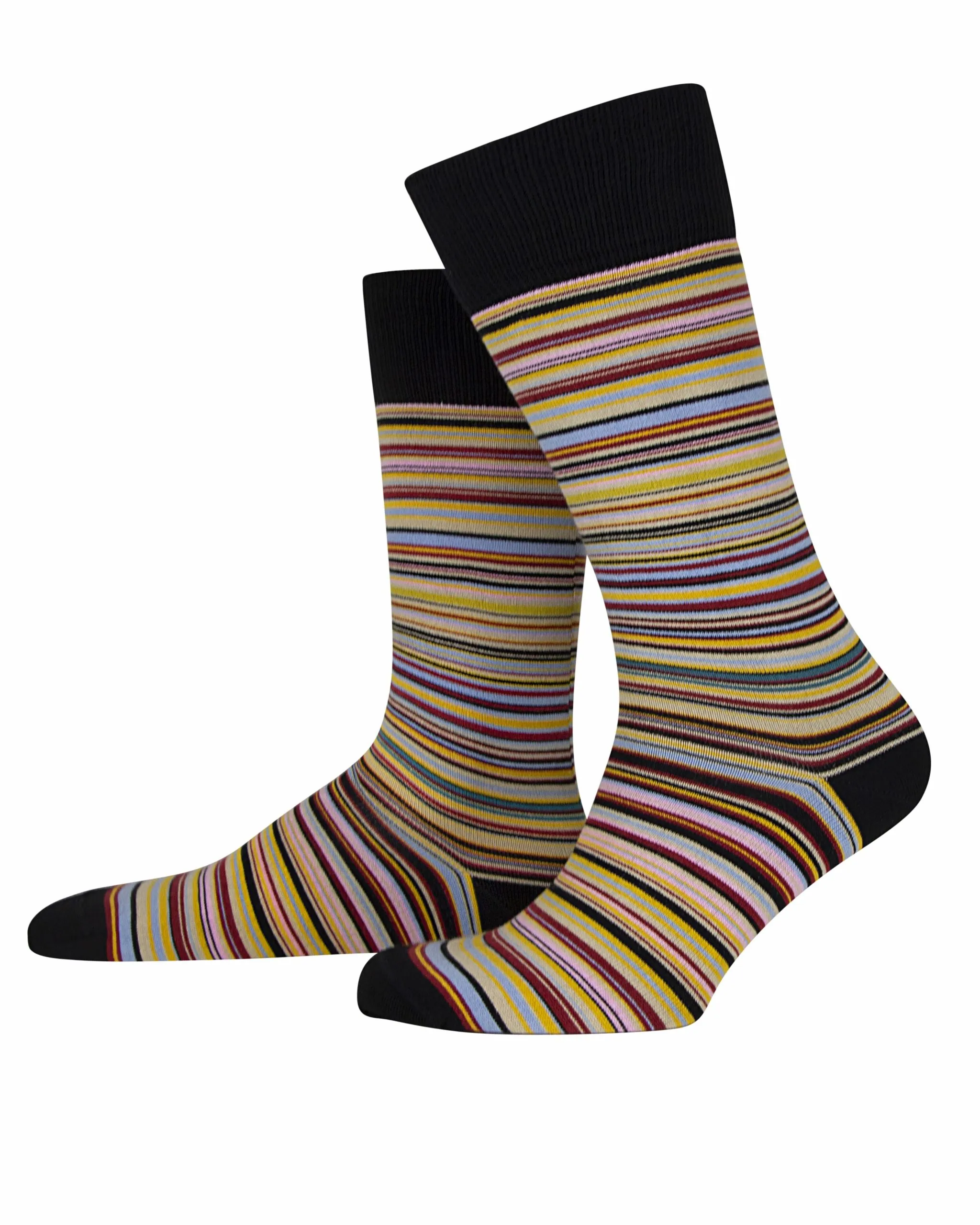 Paul Smith Herensokken Multistripe Zwart