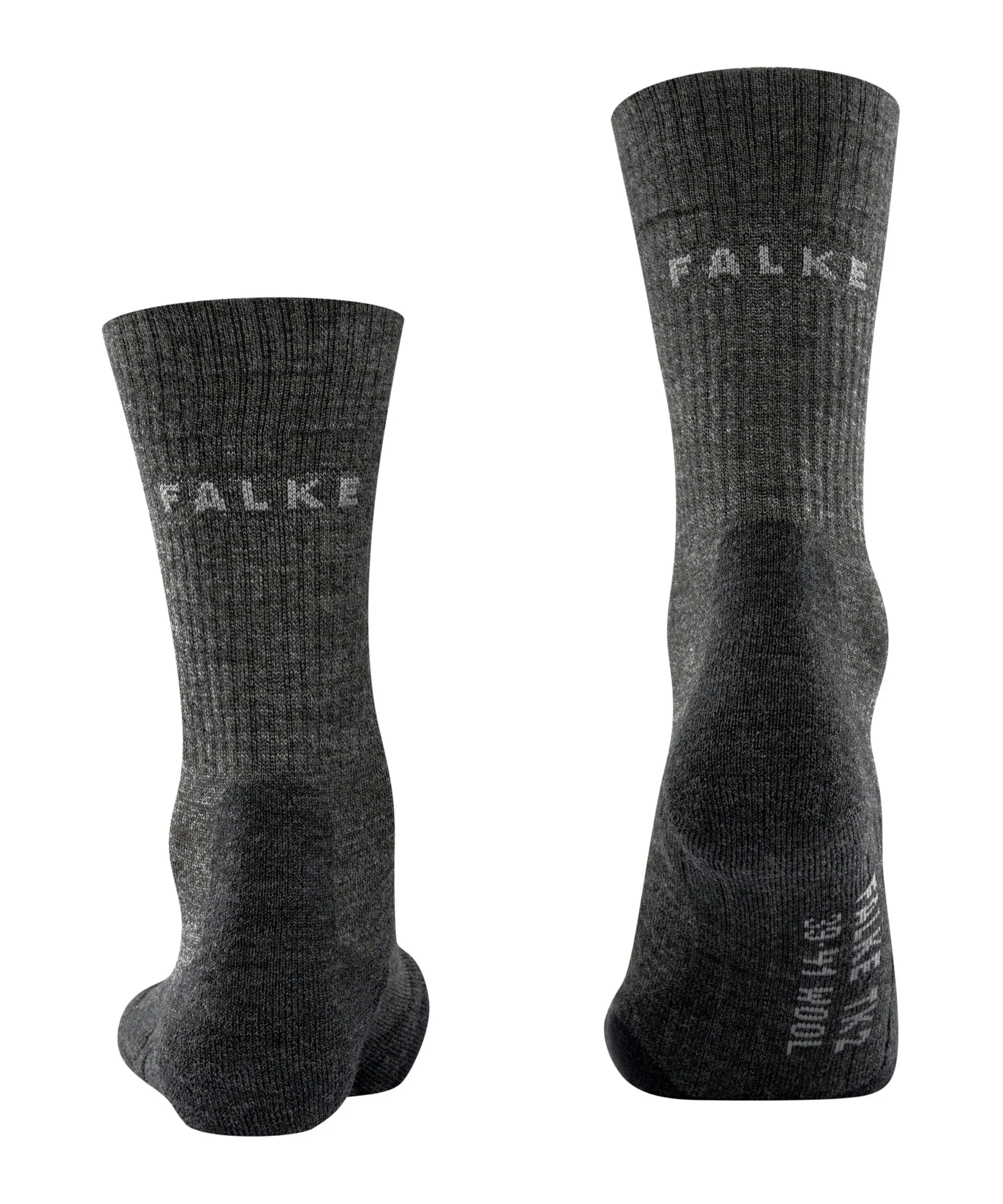 FALKE Dames Wandelsokken TK2 Wool Smog - Afbeelding 2