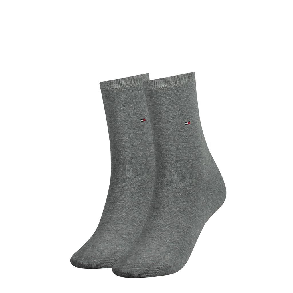 Tommy Hilfiger Damessokken Classic 2-Pack Grijs
