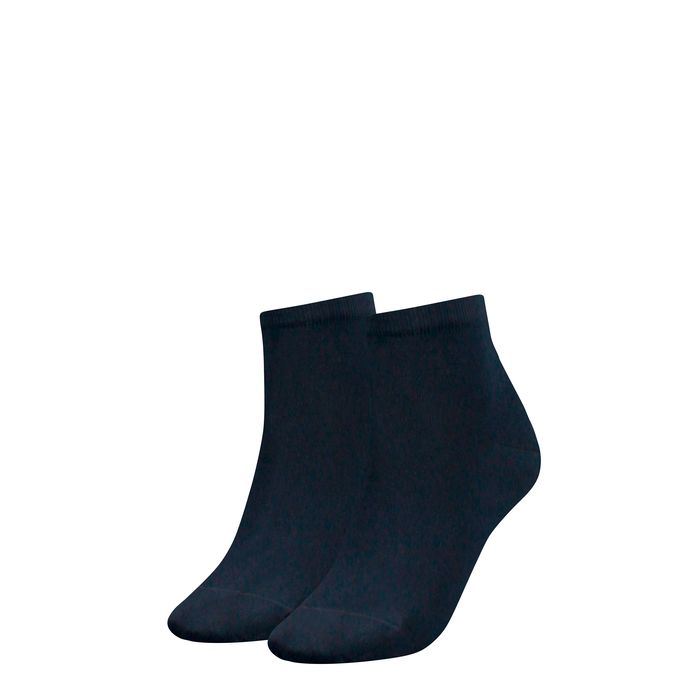 Tommy Hilfiger Dames Short Sock 2-pack Midnight Blue