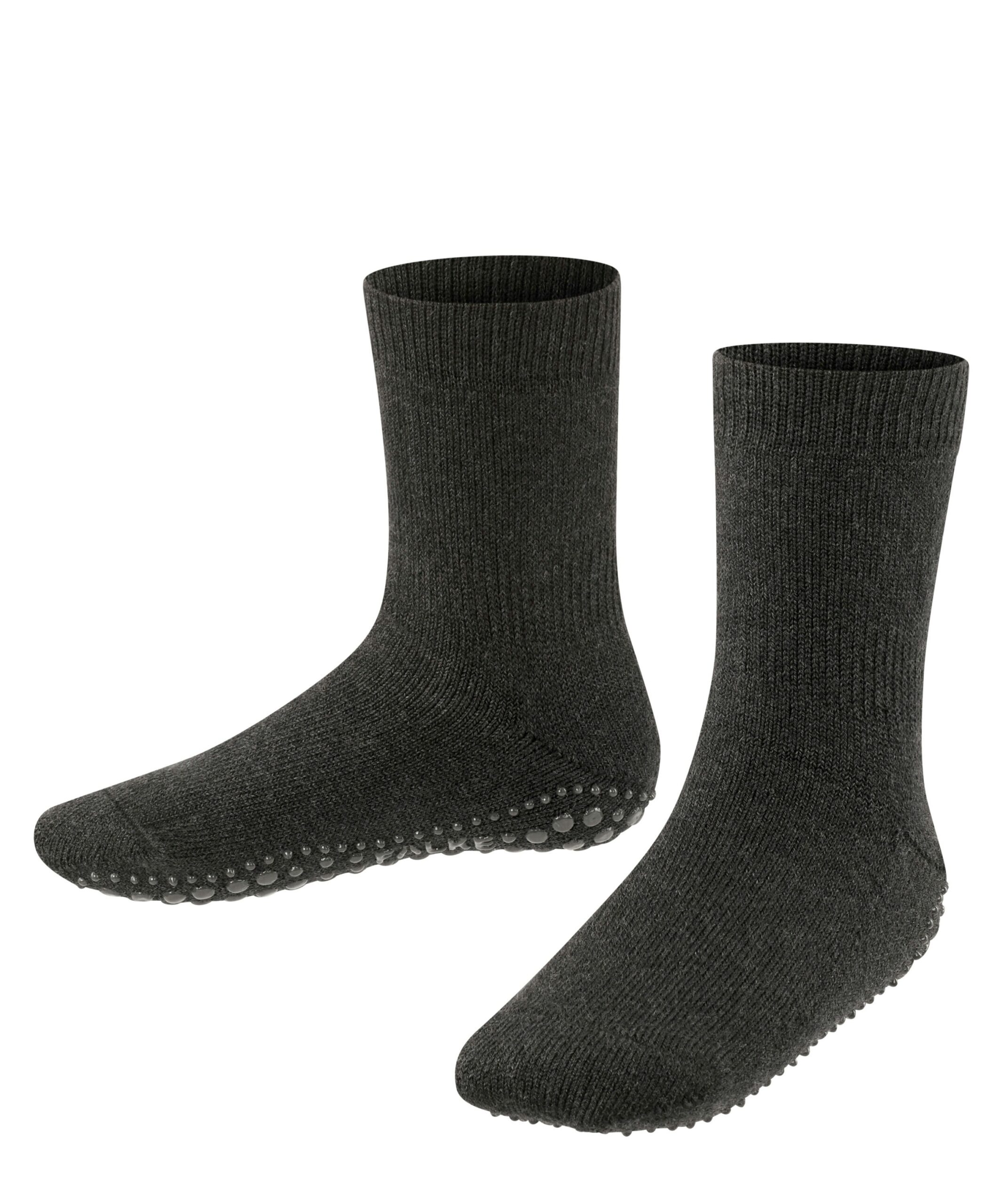 FALKE Kinder Huissokken Catpads Asphalt Melange