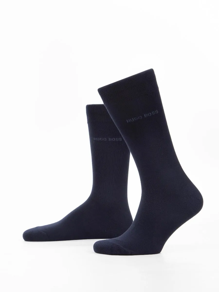 Hugo Boss Herensokken Edward Rs Uni Dark Navy - Afbeelding 2