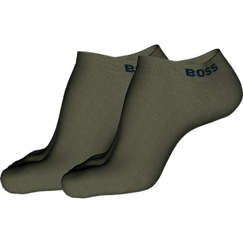 Hugo Boss Design Heren Sneakersokken 2-Pack Groen
