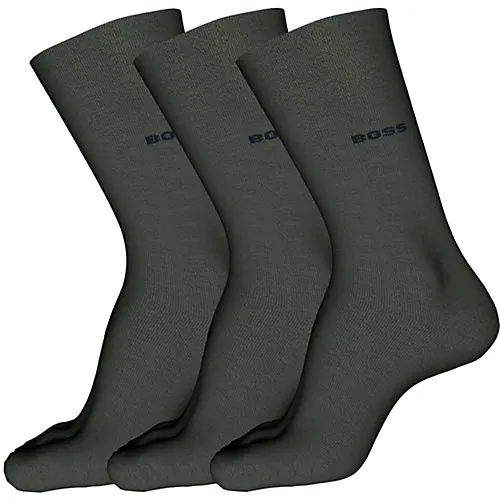 Hugo Boss Herensokken Classic 3-Pack Groen / Bruin