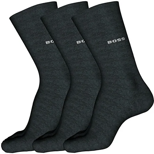 Hugo Boss Herensokken Classic 3-Pack Antraciet