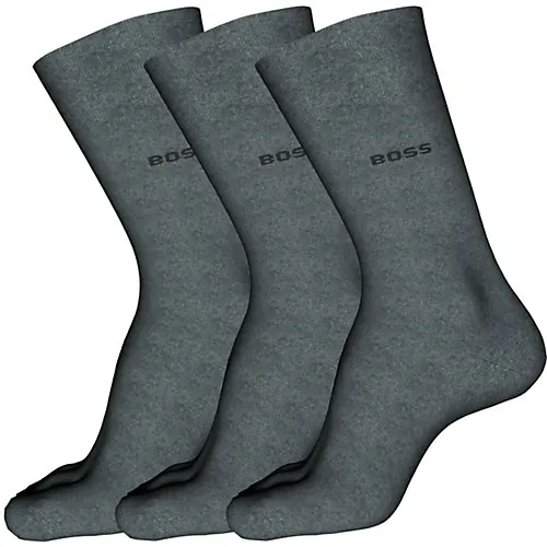 Hugo Boss Herensokken Classic 3-Pack Grijs