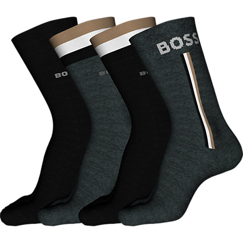 Hugo Boss Giftbox Herensokken 4-Pack Iconic