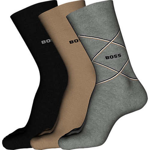 Hugo Boss Giftbox Herensokken 3-Pack All Over