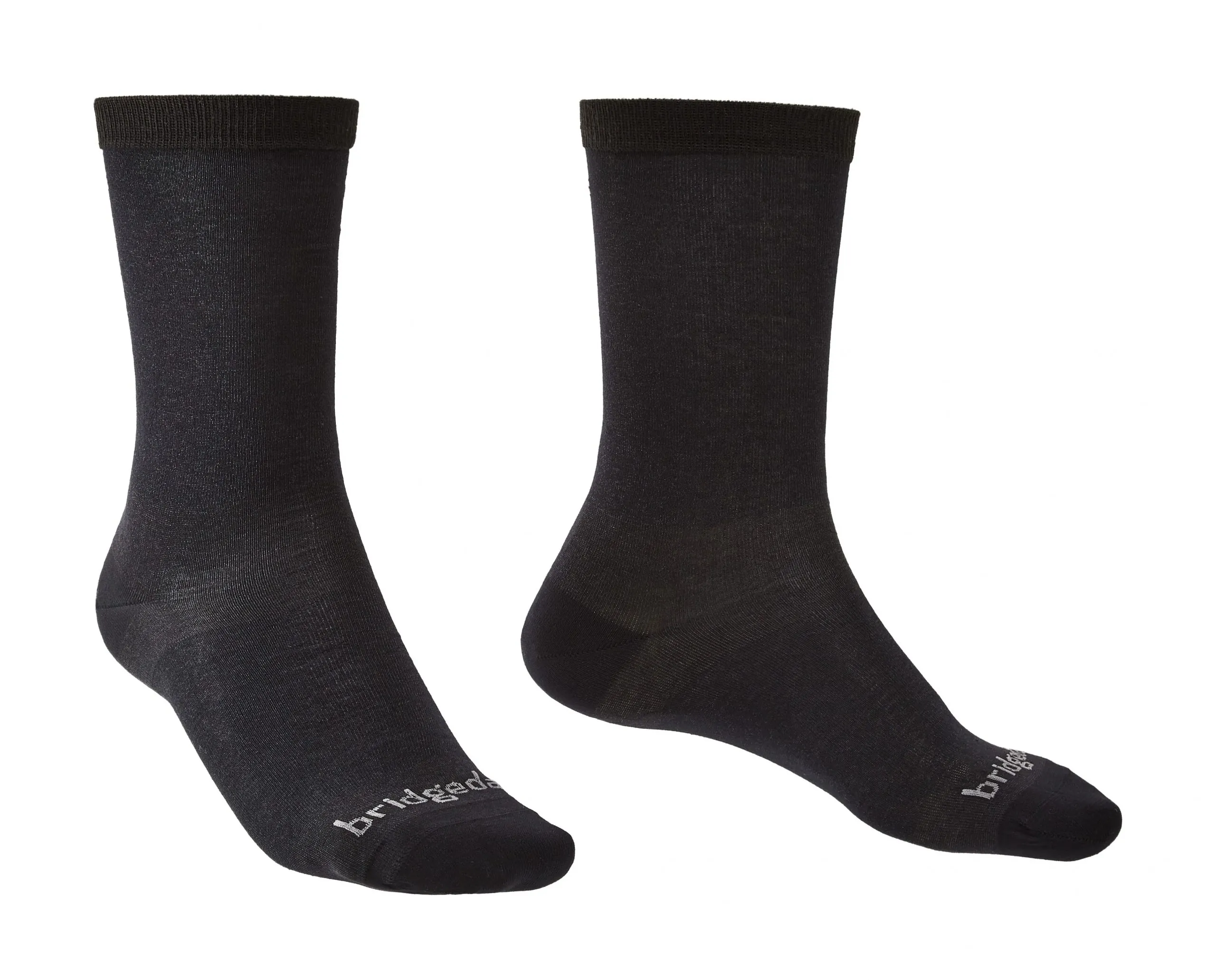 Bridgedale Heren Wandelsokken Liner Coolmax 2-pack Zwart