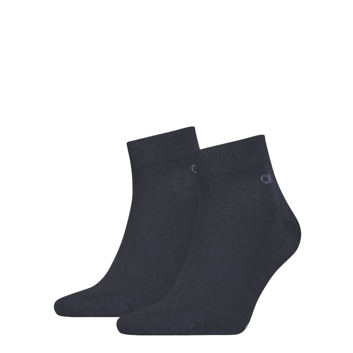 Calvin Klein Heren Quartersokken 2-Pack Dark Navy