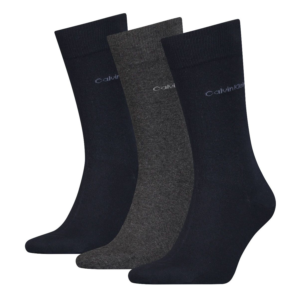 Calvin Klein Herensokken Classic 3-Pack Navy / Dark Grey Melange