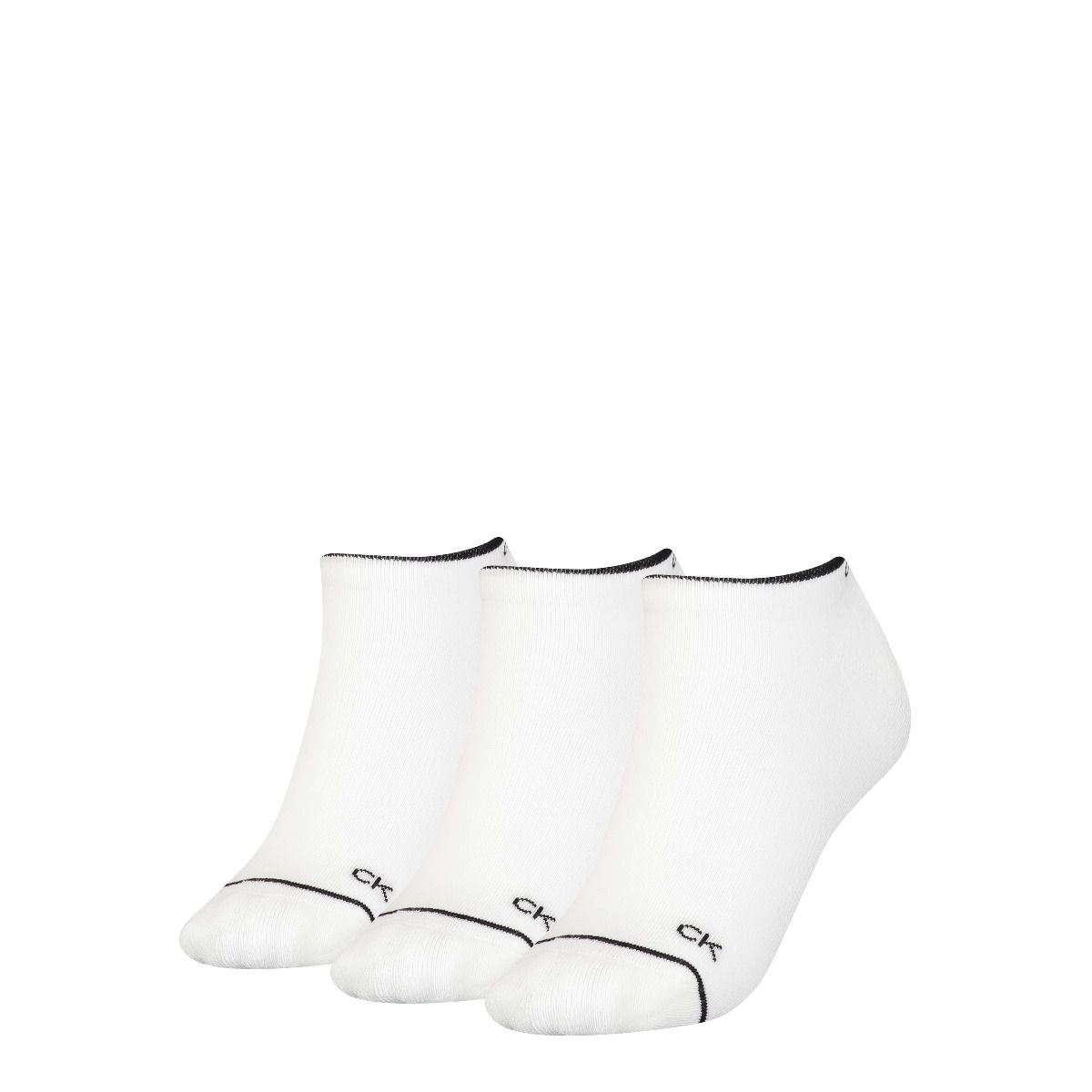 Calvin Klein Dames Sneakersokken Athleisure 3-Pack Wit