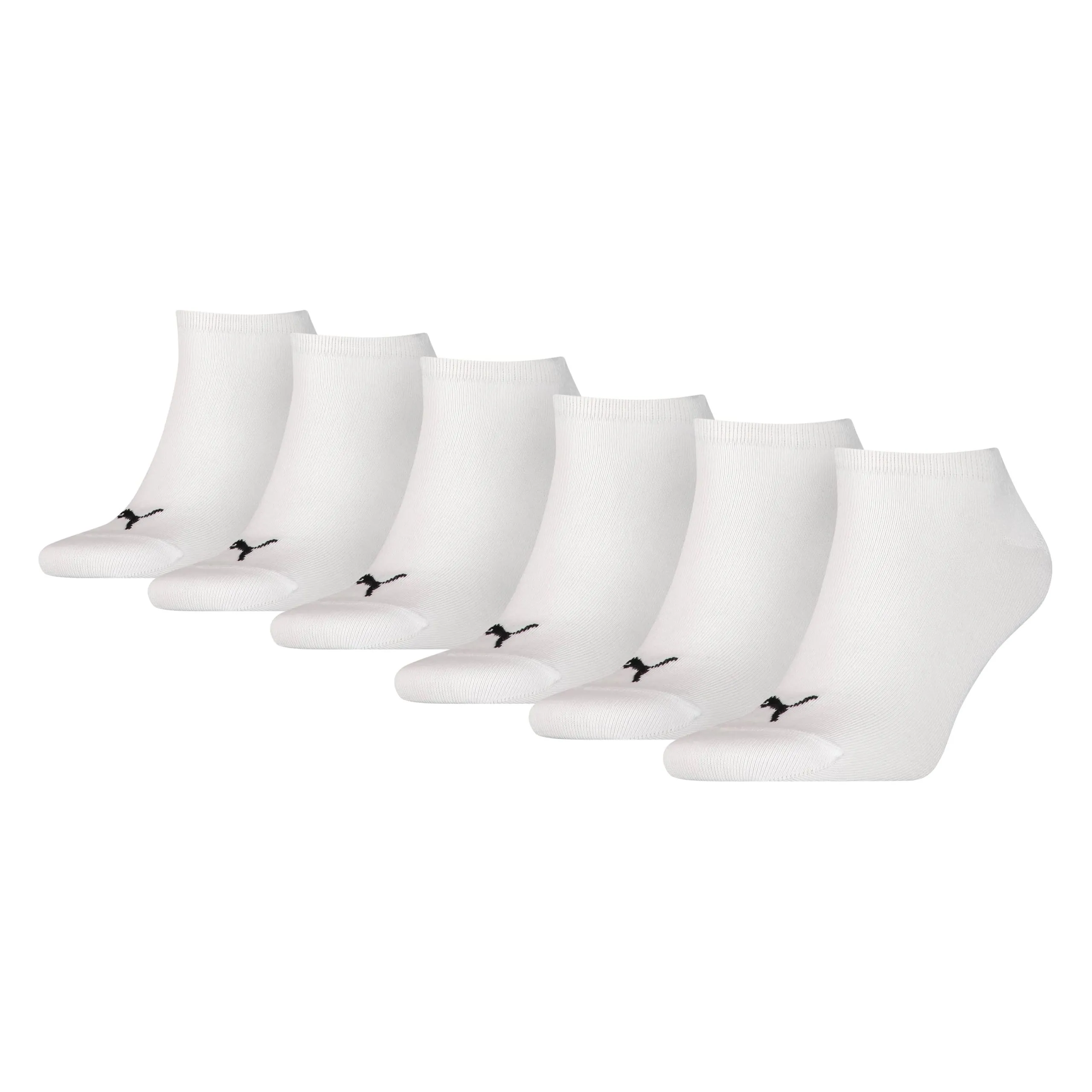 PUMA Sneakersokken Unisex 6-Pack Wit