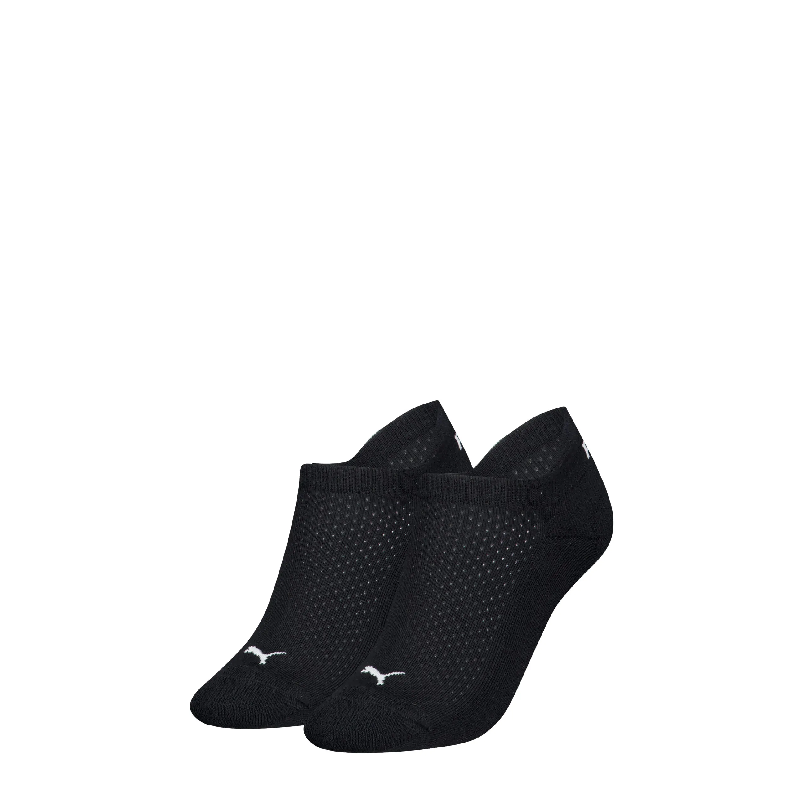 PUMA Cushioned Sneaker Damessokken 2-Pack Zwart
