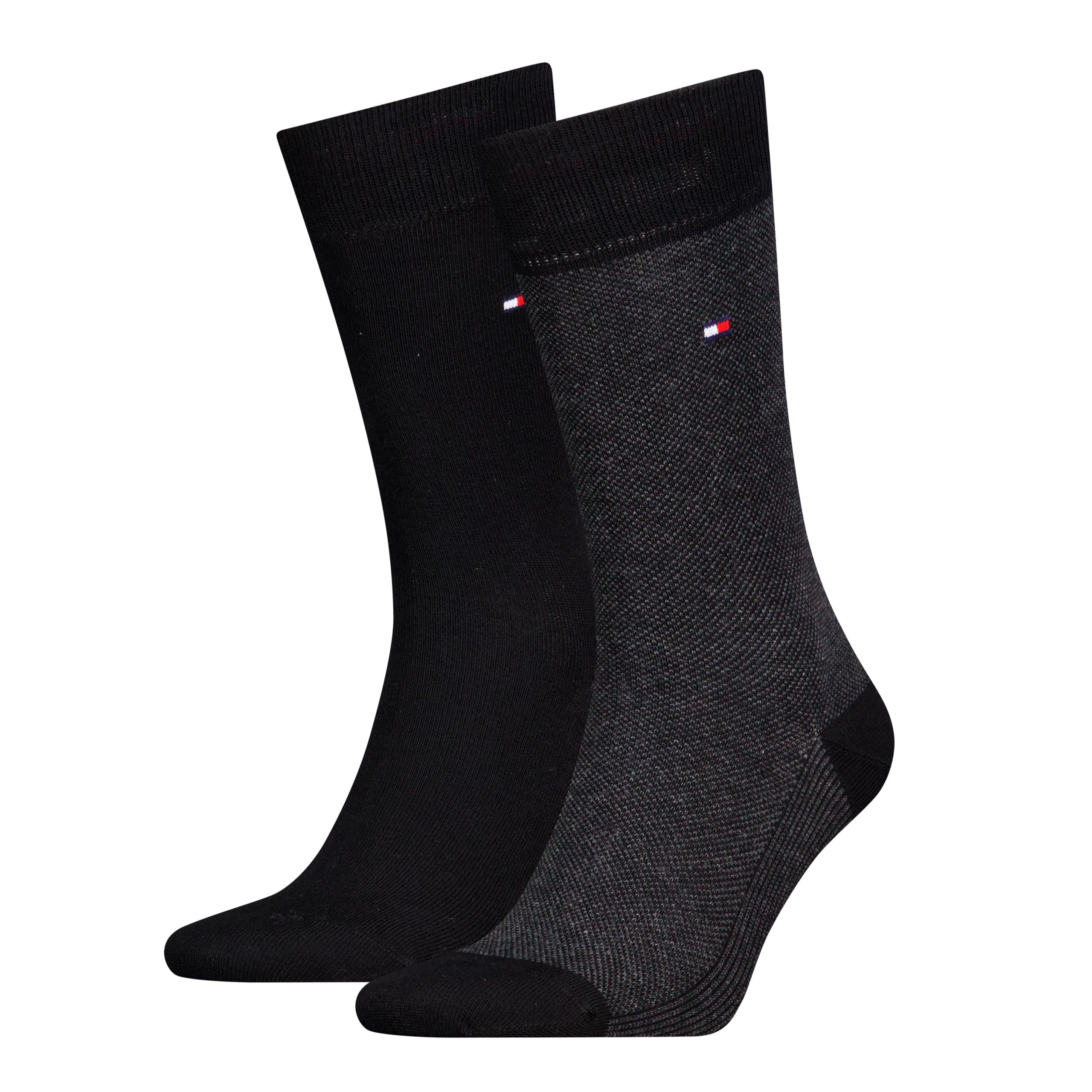 Tommy Hilfiger Herensokken Birdeye 2-Pack Dark Navy - Afbeelding 2