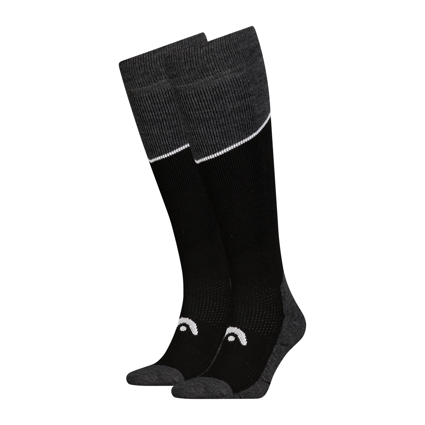 HEAD Skisokken Unisex Beginner Logo Zwart