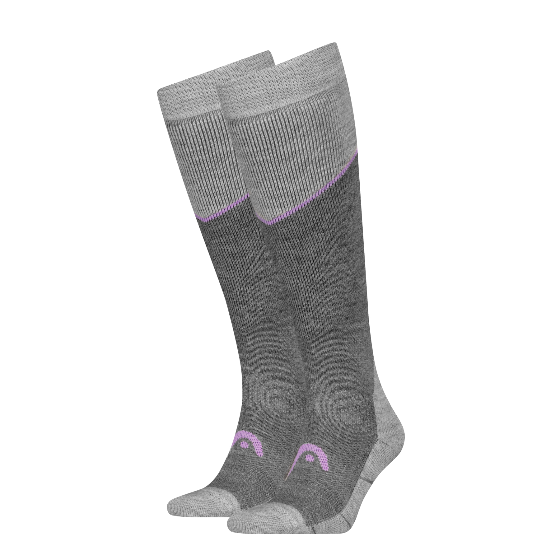 HEAD Skisokken Unisex Beginner Logo Grijs