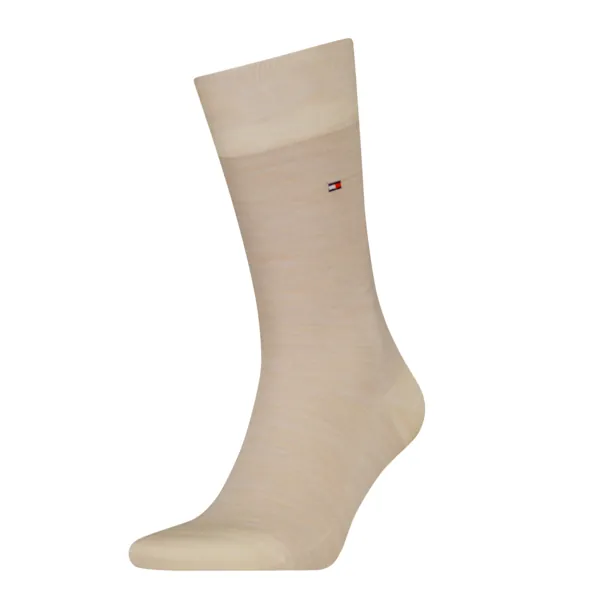 Tommy Hilfiger Herensokken Premium Wool Light Beige Melange