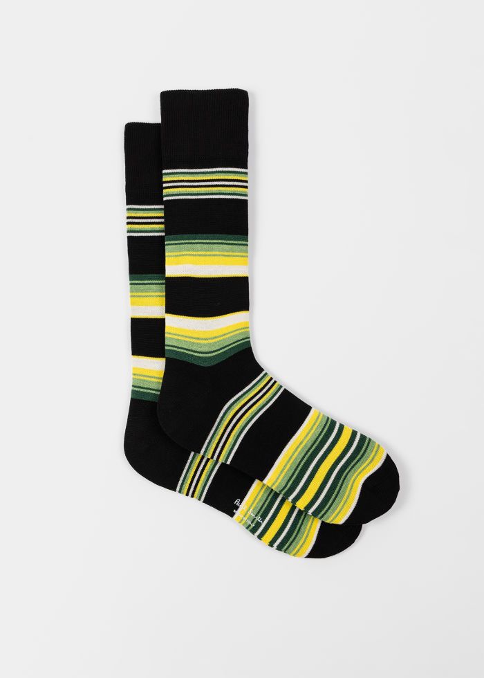 Paul Smith Herensokken Howard Stripe Zwart