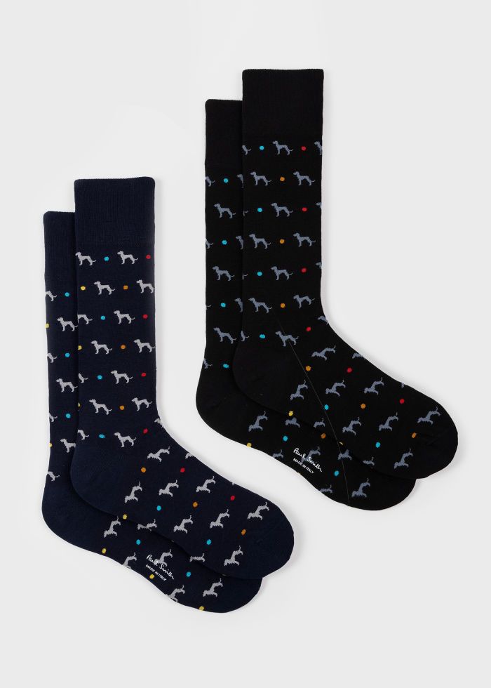 Paul Smith Herensokken 2-Pack Dogs
