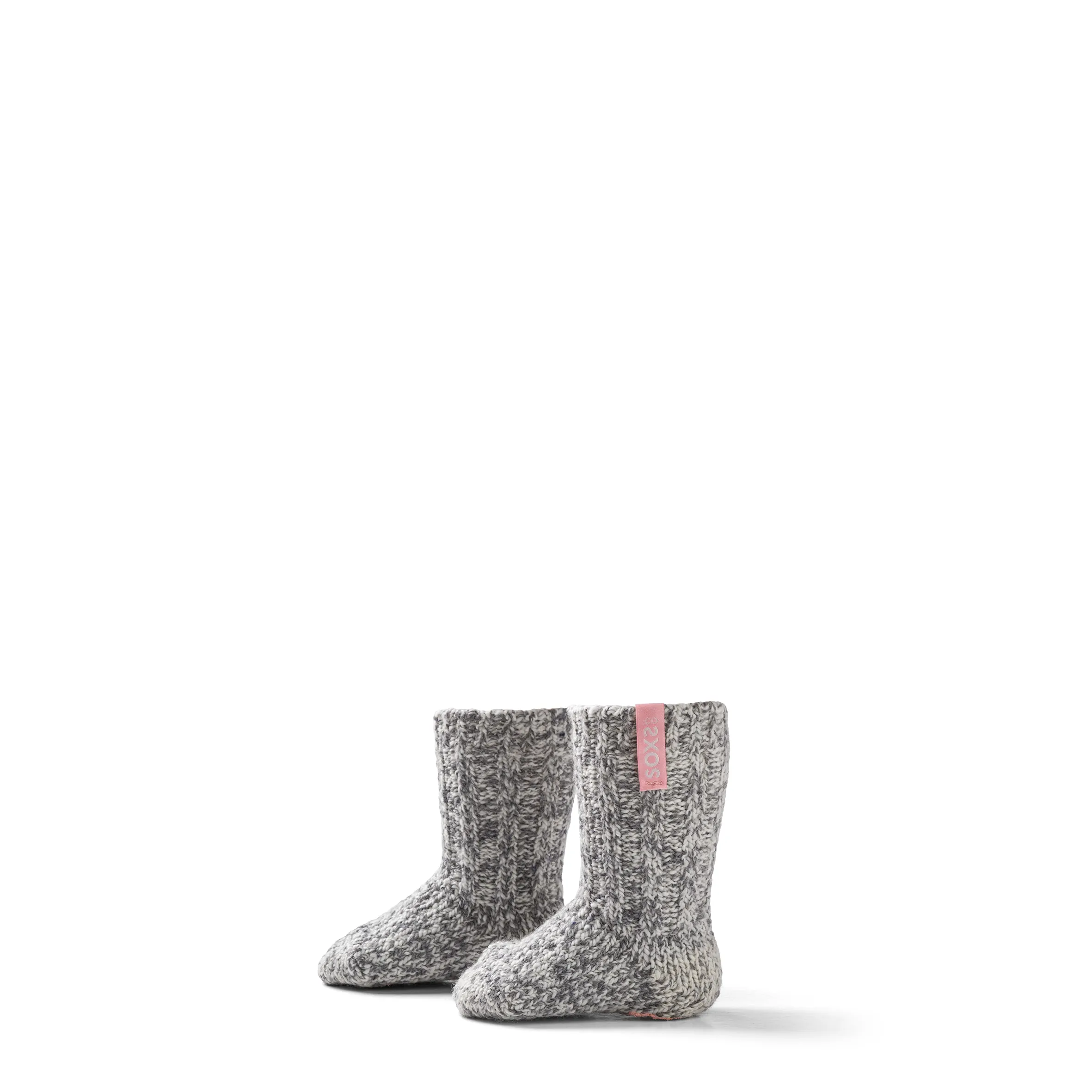 SOXS Babysokken Antislip Fairytale Pink High Grey
