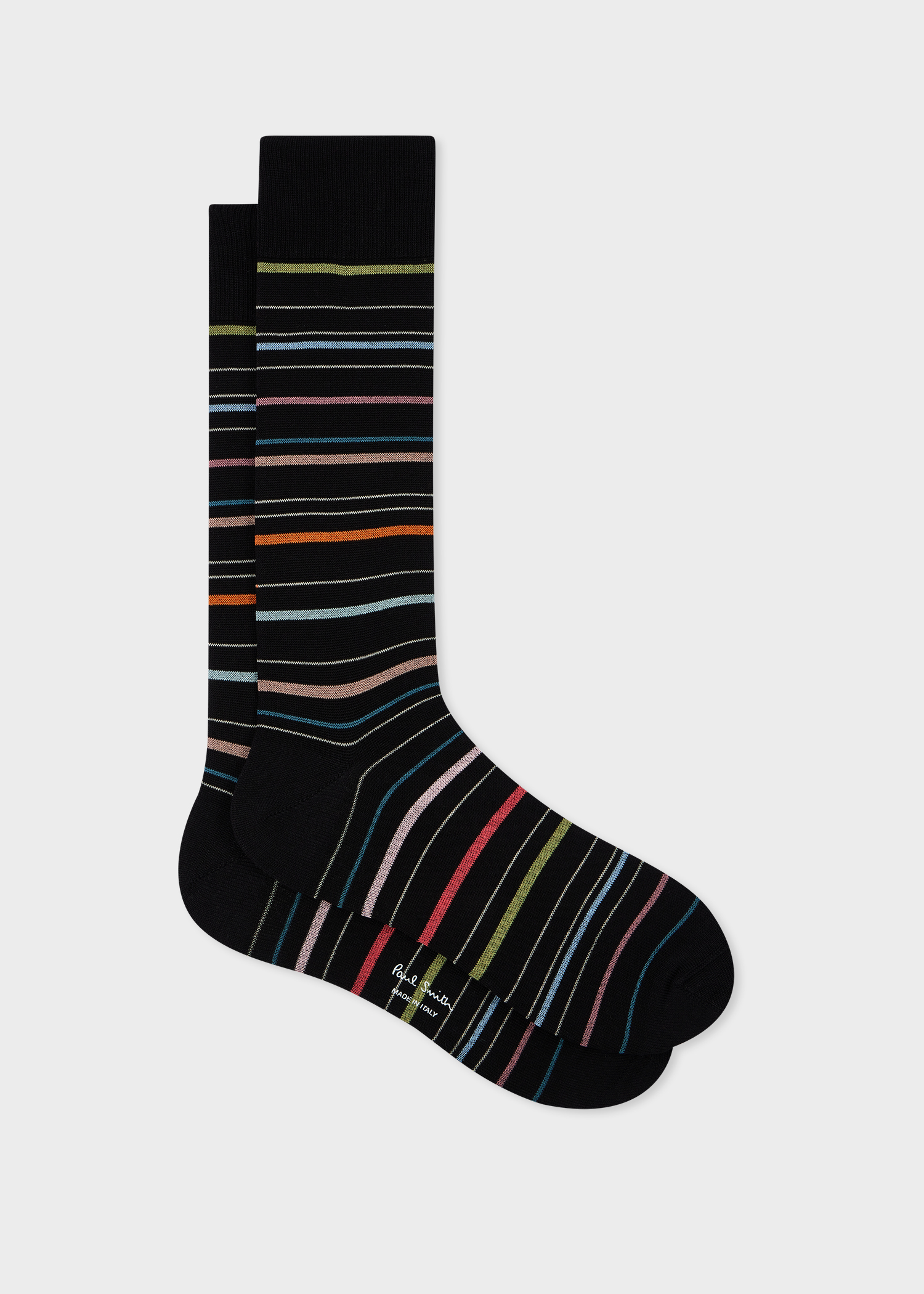 Paul Smith Herensokken Pencil Stripe Zwart