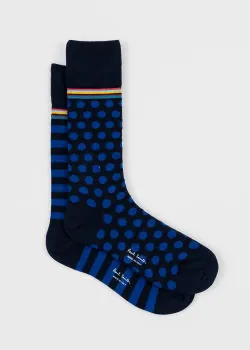 Paul Smith Herensokken Marius 2-Pack Blauw