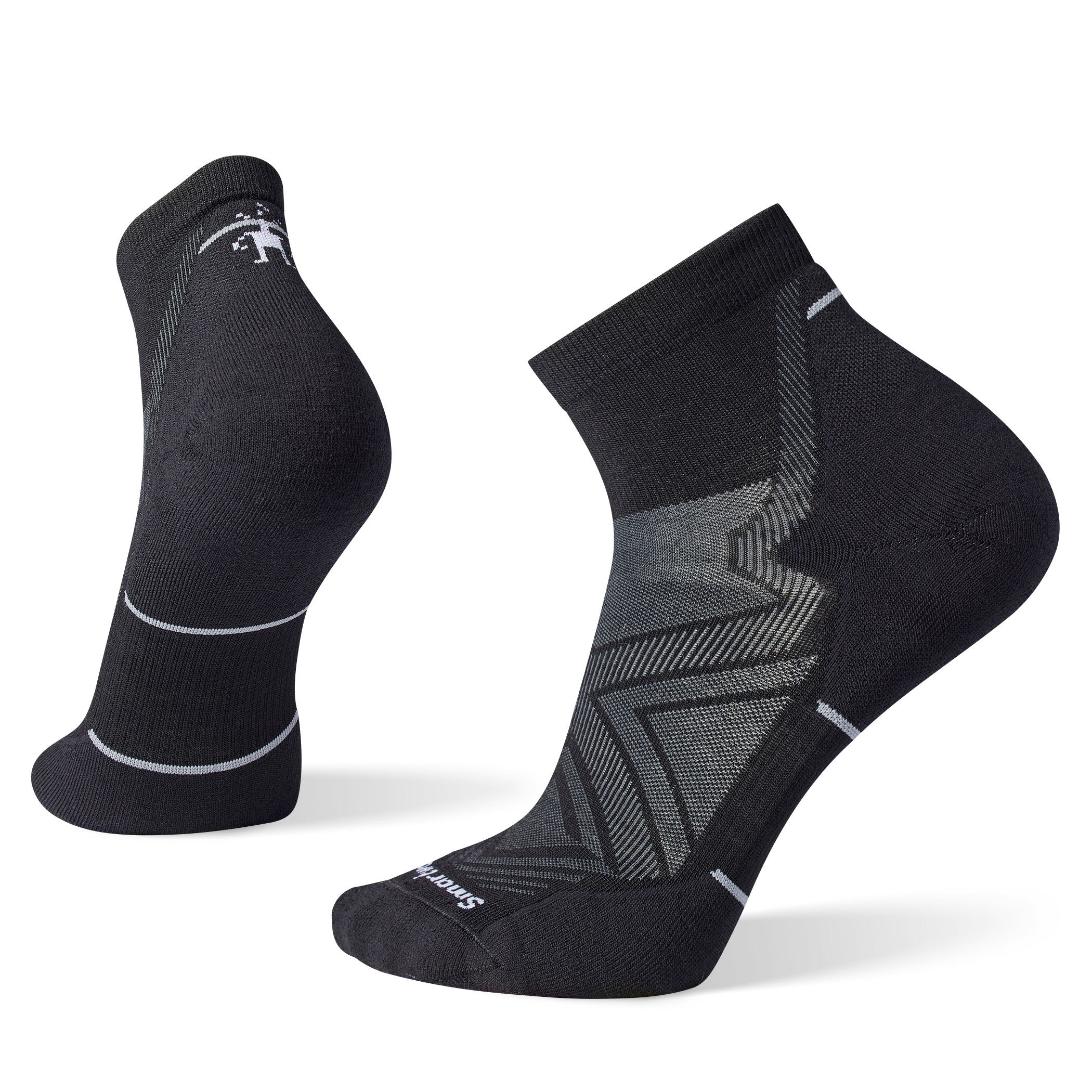 Smartwool Unisex Quarter Hardloopsokken Targeted Cushion Zwart