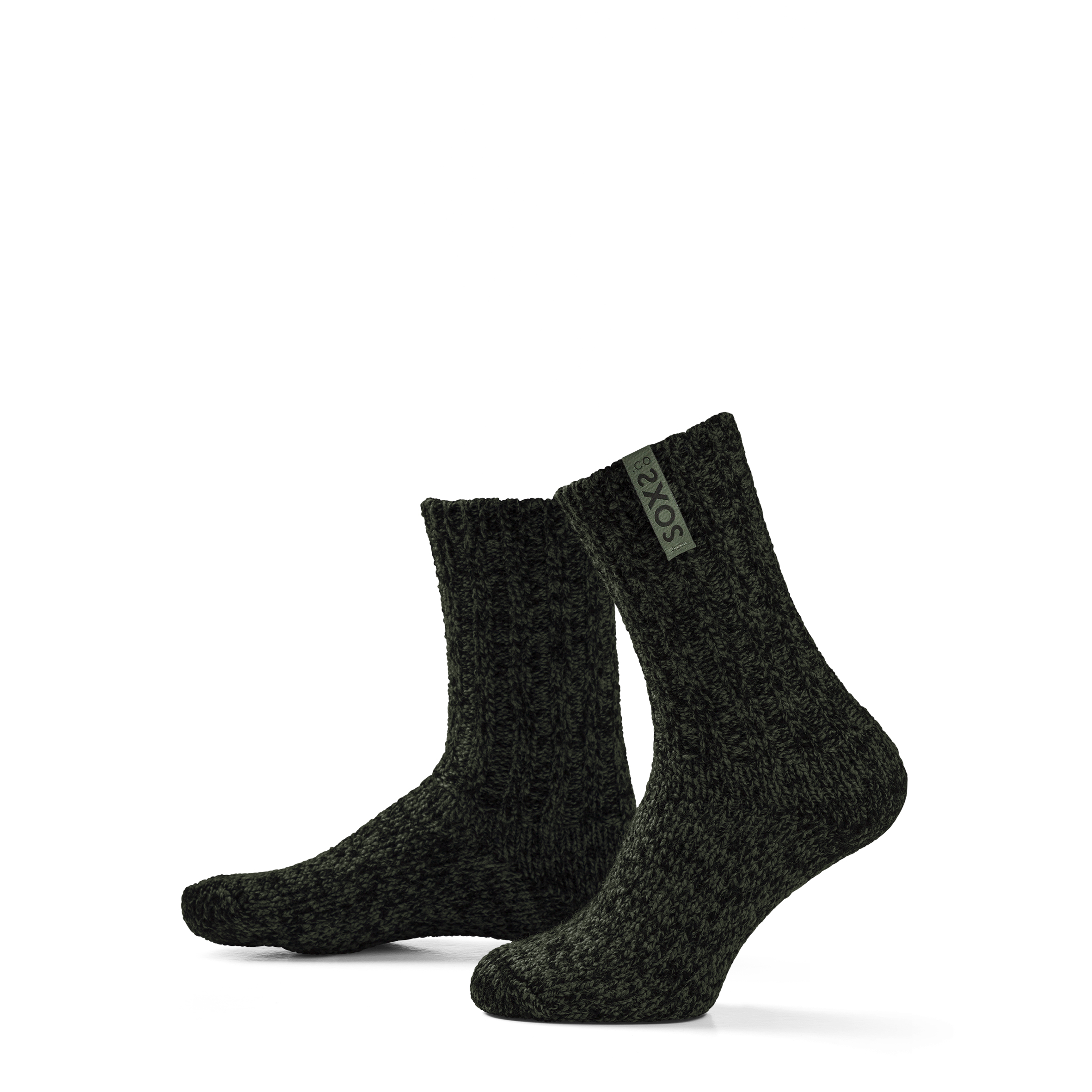 SOXS Unisex sokken Forest Night Medium Army Green