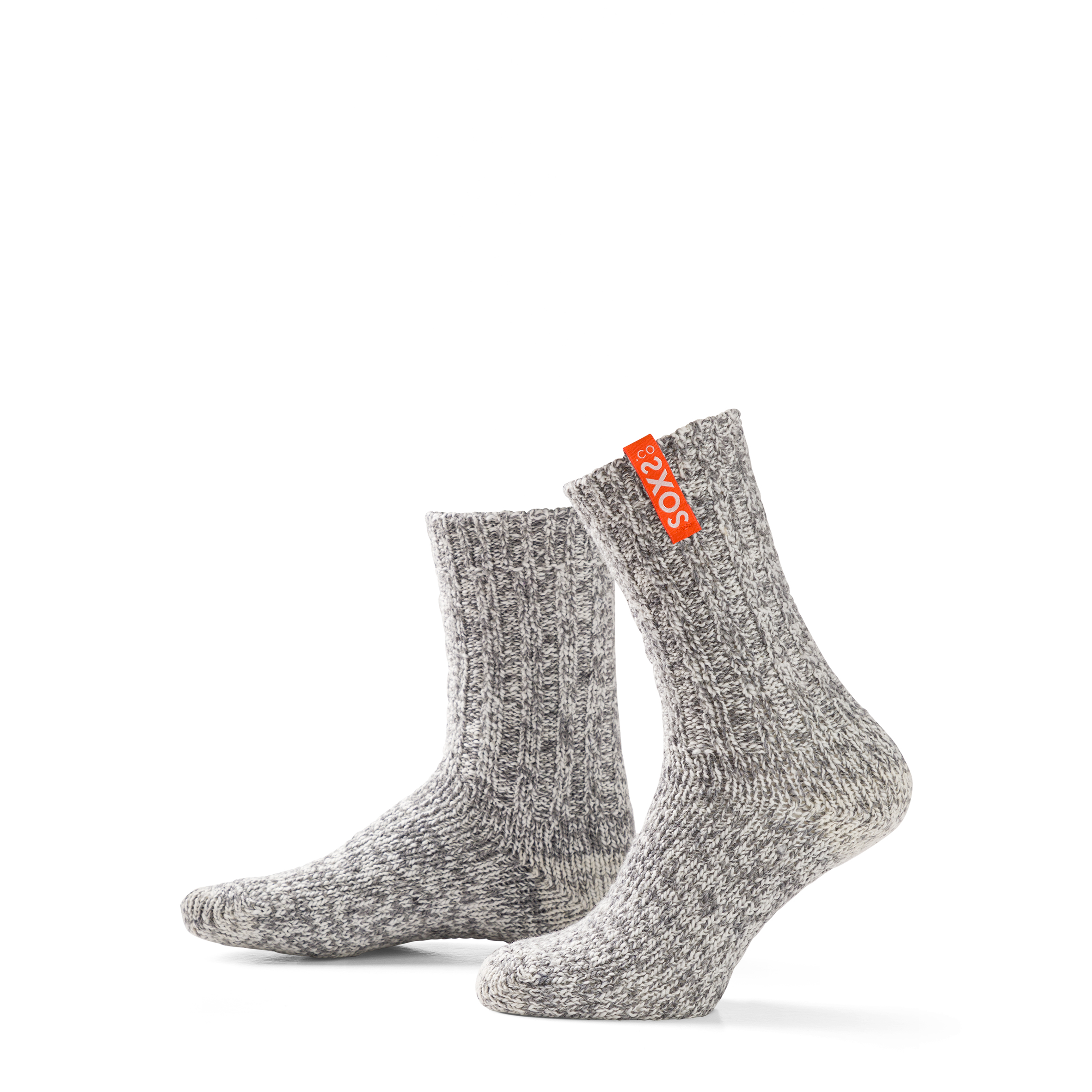 SOXS Kinder Huisokken Antislip Firecracker Medium Grey