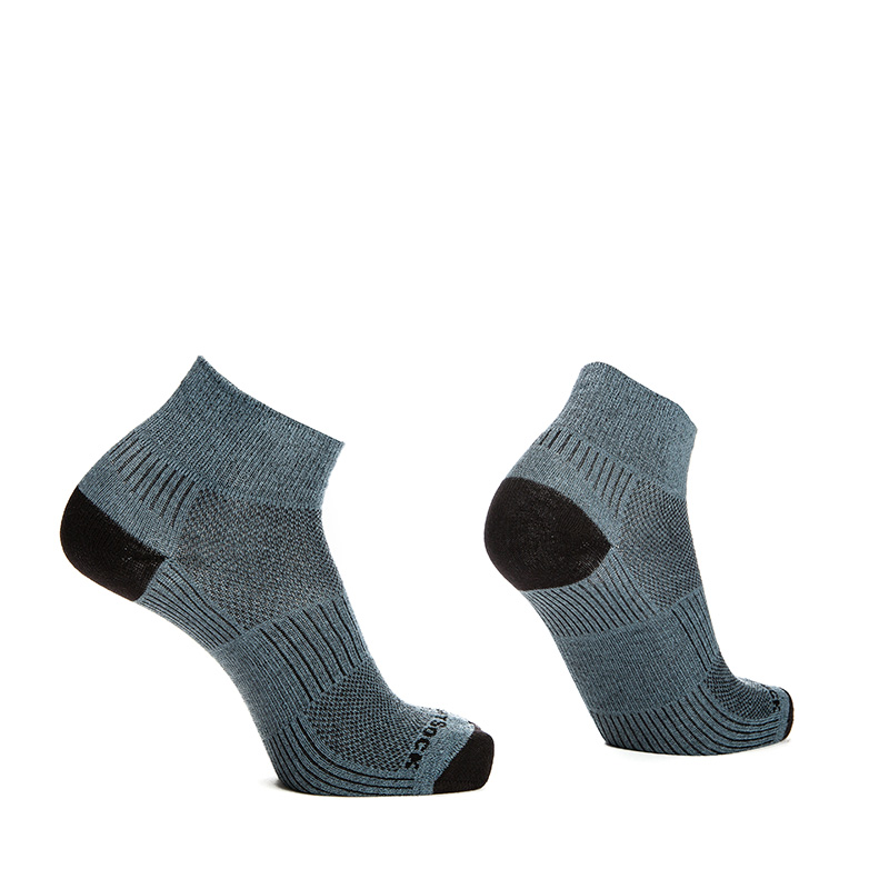 Wrightsock Unisex Quartersokken Coolmesh II Zwart - Afbeelding 8