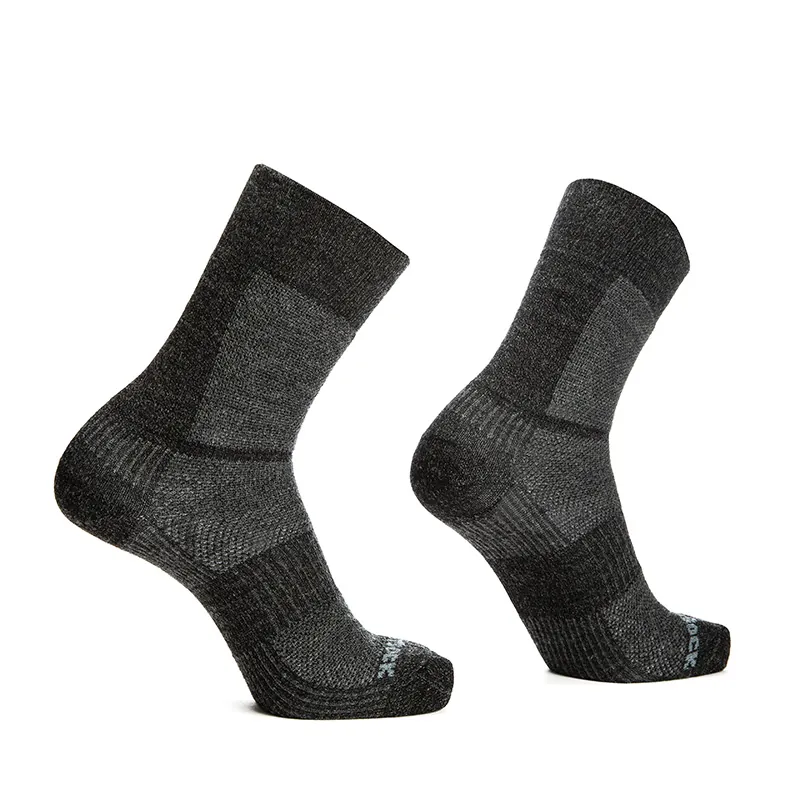Wrightsock Unisex Sokken Coolmesh II Grey / Black