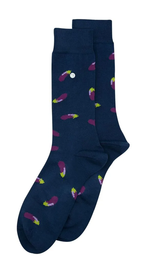 Alfredo Gonzales Sokken Eggplant Blauw