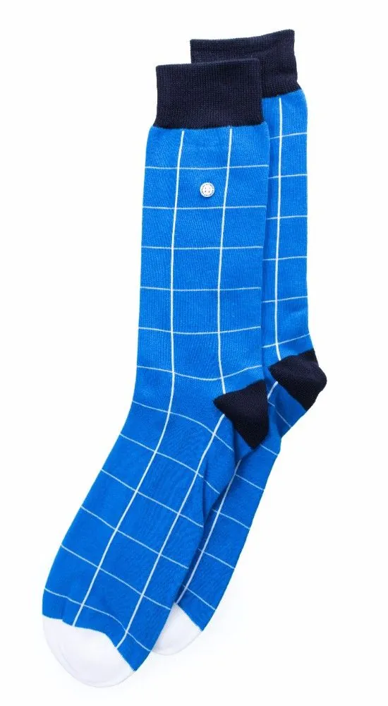 Alfredo Gonzales Sokken Blocks Blue