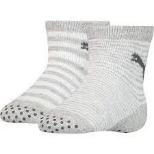 PUMA Babysokken 2-Pack Antislip Grijs