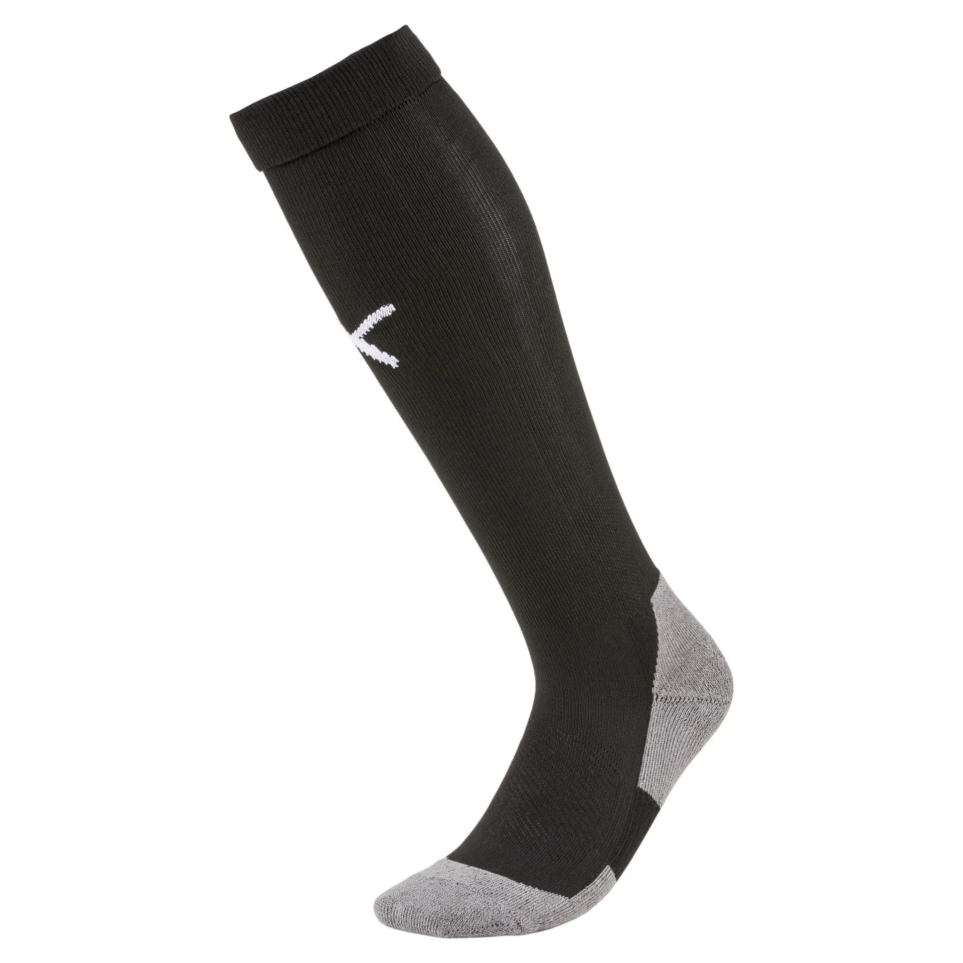 PUMA Unisex Team LIGA Core Voetbalsokken Zwart / Wit