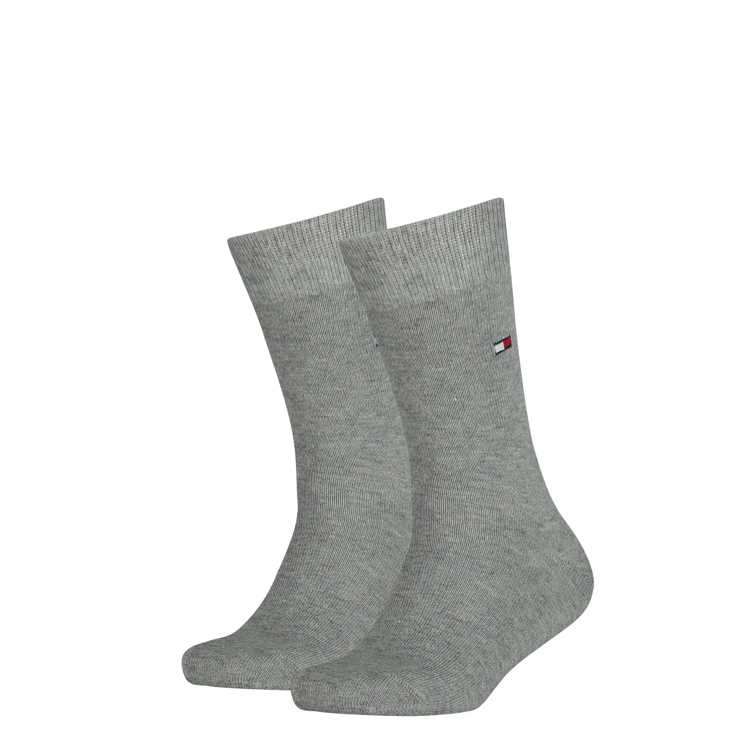 Tommy Hilfiger Kindersokken Classic 2-Pack Grijs