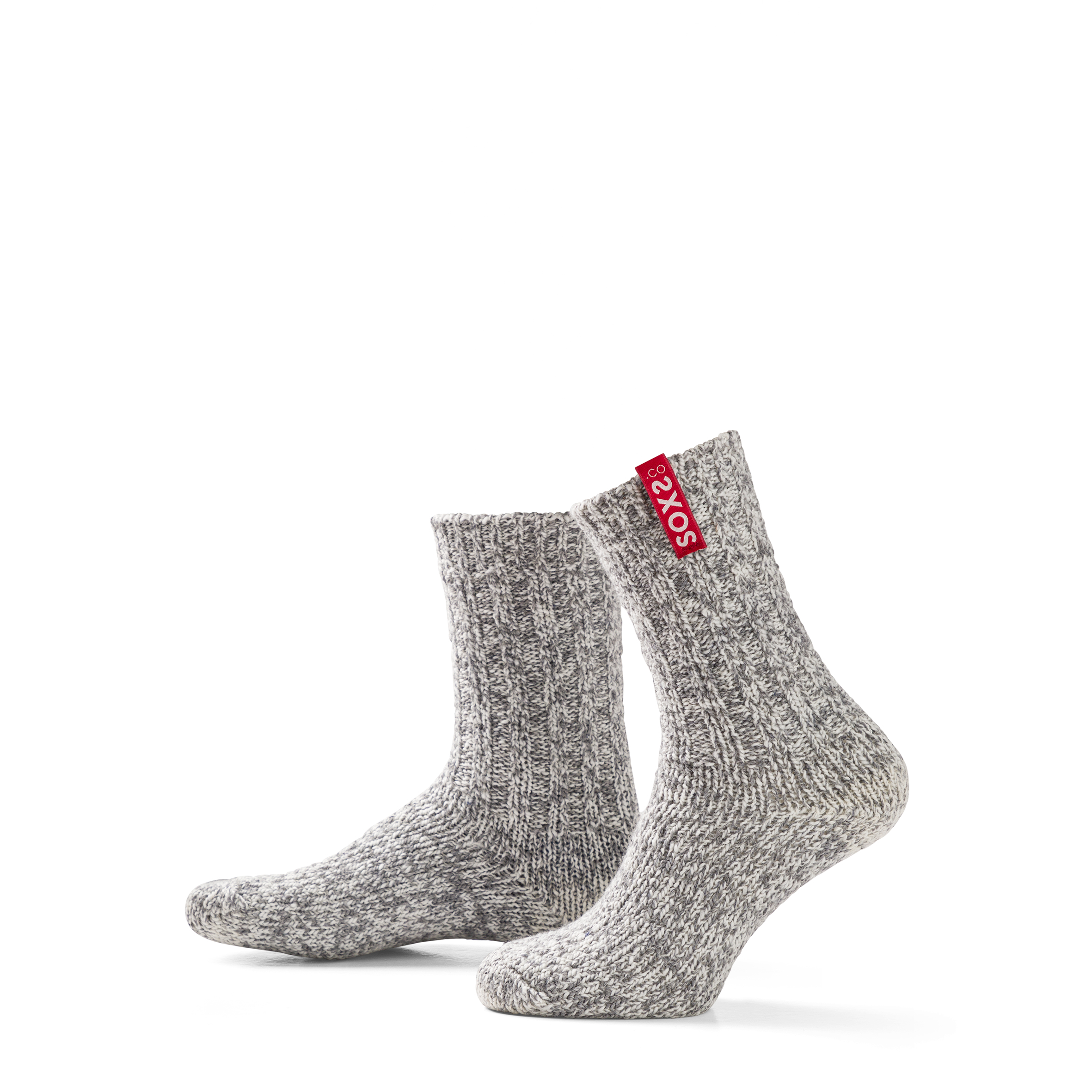 SOXS Kindersokken Chili pepper Medium Grey