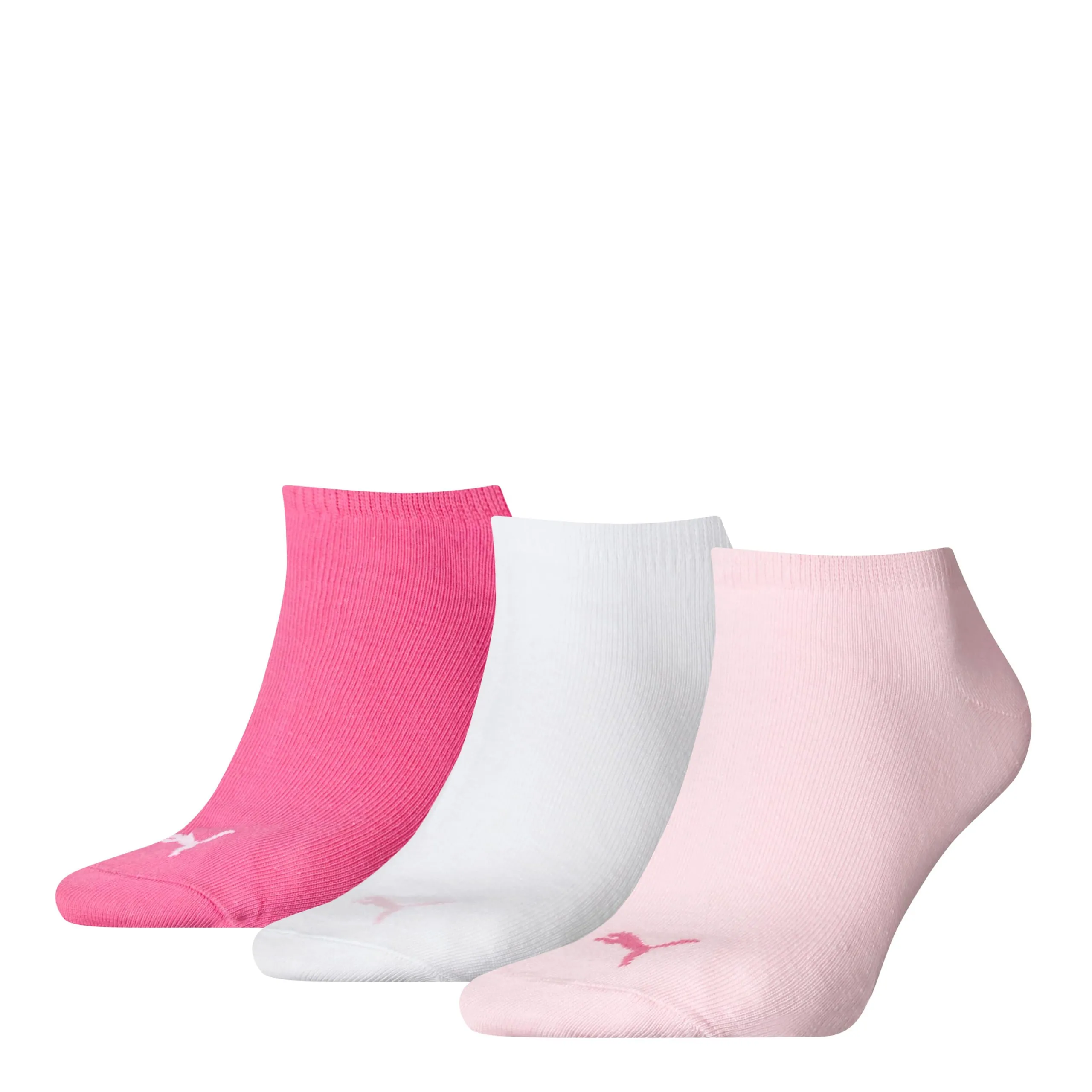 PUMA Sneakersokken Unisex 3-Pack Pink Lady