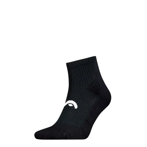 HEAD Unisex Quarter Tennissokken Zwart