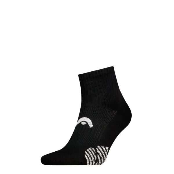 HEAD Unisex Quarter Padelsokken Zwart