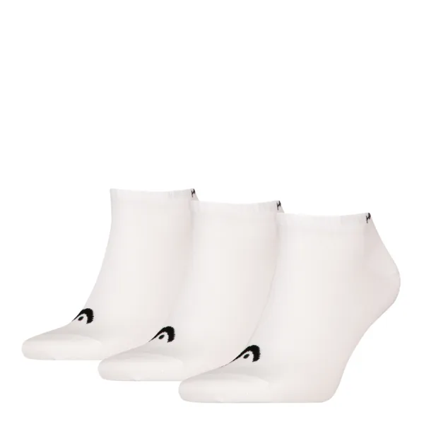 HEAD Unisex Sneakersokken 3-Pack Wit