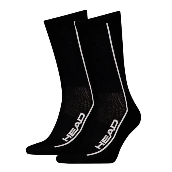 HEAD Unisex Sportsokken Performance 2-Pack Zwart