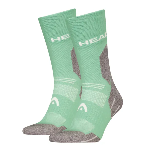 HEAD Unisex Wandelsokken 2-Pack Groen