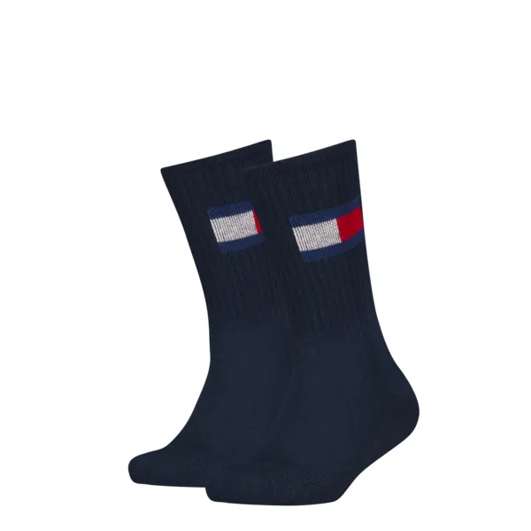 Tommy Hilfiger Kinder Sportsokken 2-Pack Navy