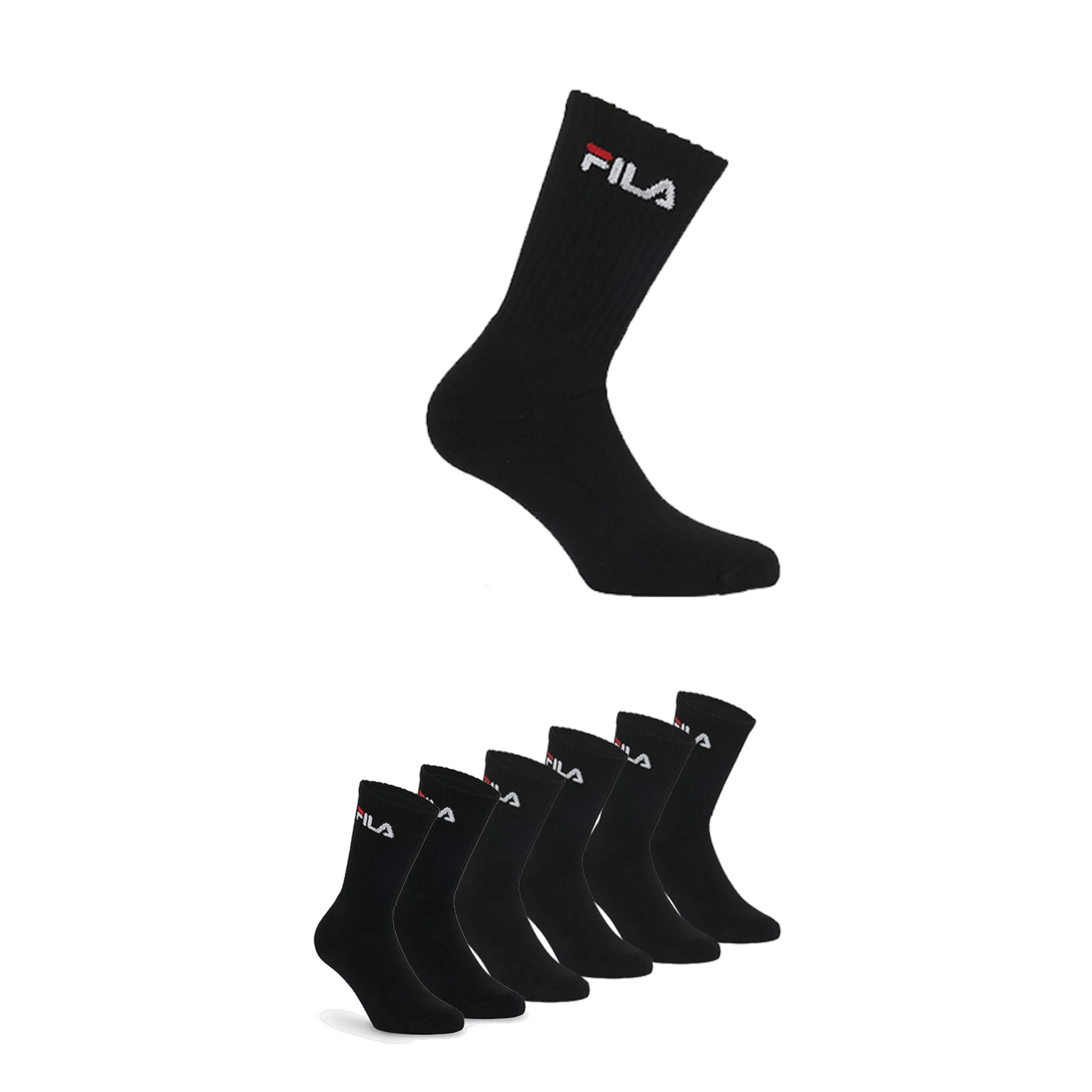 FILA Unisex Premium Sportsokken 2-Pack Wit