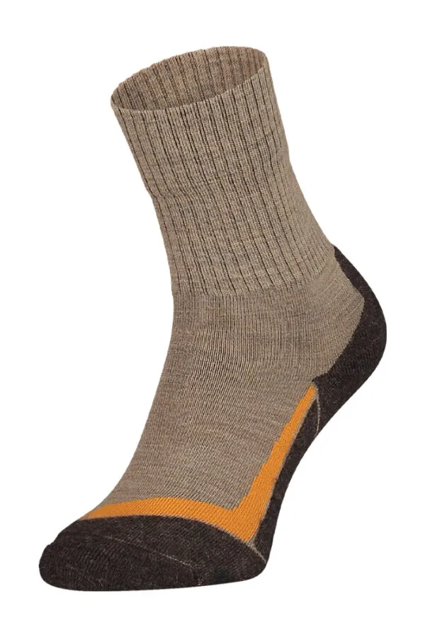 Soga by Eureka  Unisex Merinowollen Wandelsokken Beige