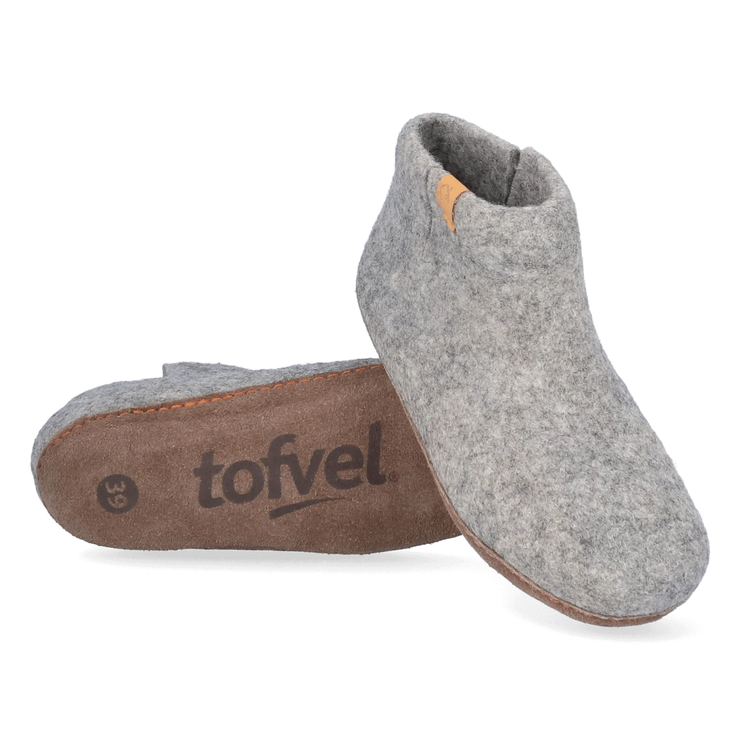 Tofvel Unisex Huissloffen Mula Marbled Light Grey